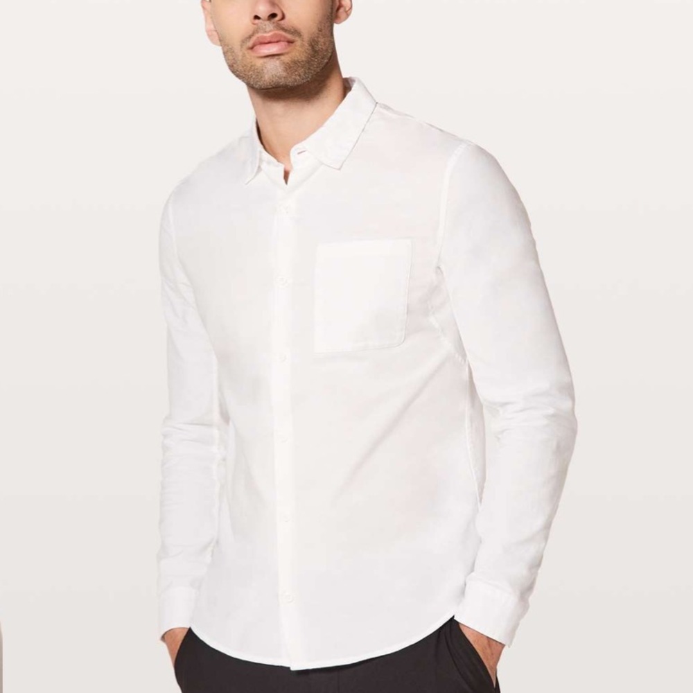 Lululemon All Town Buttondown
White (Men) Size Small